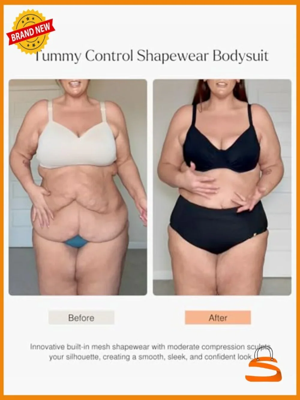 High Waisted Tummy Control Bikini Set with Underwire Support Medium